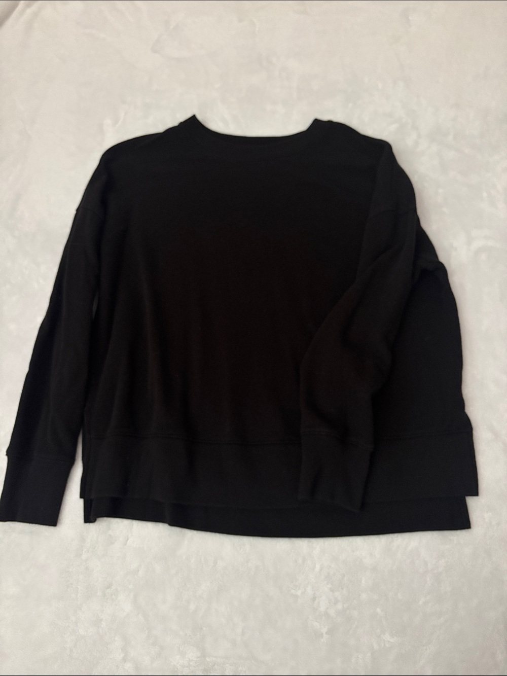 Time and Tru Black Crewneck Sweater - Everyday Knit